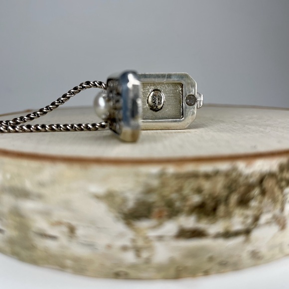 Anatoli Sterling Silver Pearl Locket Necklace - Picture 7 of 8